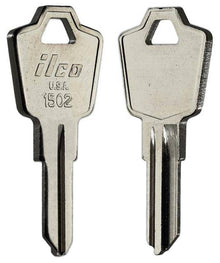 ILCO 1502 / ES8 Key Blanks – 10 Pack | Nickel Plated Brass | Compatible with ESP, Furniture, Alarm & Switch Locks