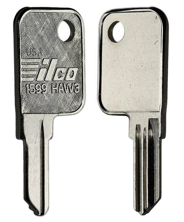 ILCO 1599 / HAW3 Key Blanks – 10 Pack | Fits Haworth, Anderson Hickey, Hudson Furniture Locks