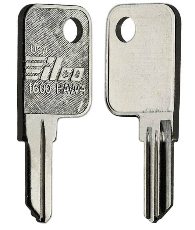 ILCO 1600 / HAW4 Key Blanks – 10 Pack | Fits Haworth, Anderson Hickey, Hudson Furniture Locks