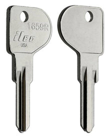 ILCO 1659R Key Blanks – 10 Pack | Canada Post Mailbox Key Blank | Nickel-Plated Brass | Made in USA