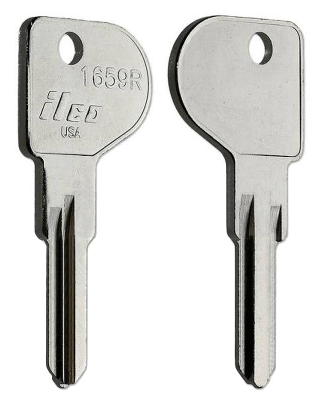 ILCO 1659R Key Blanks – 10 Pack | Canada Post Mailbox Key Blank | Nickel-Plated Brass | Made in USA