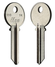 ILCO 998 / Y4 Key Blanks – 10 Pack – 6-Pin G Section Master Key – Fits Yale Locks