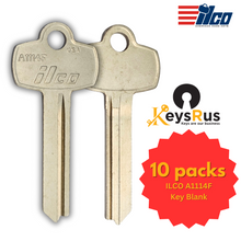 ILCO A1114F Key Blank – 10-Pack | Residential, Commercial & Condo Key Blanks