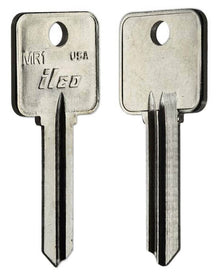 ILCO MR1 Key Blanks – 10 Pack | Fits Metal-Rousseau Mailbox Locks – Nickel-Plated Brass – Made in USA