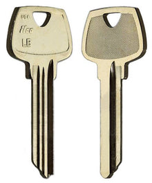 ILCO O1007LB / S23 Sargent Key Blank – 6-Pin – 10/Pack | LB Section | Nickel Silver
