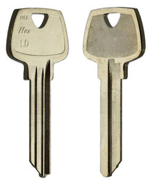 ILCO O1007LD / U07LD Sargent Key Blank – 6-Pin – 10/Pack | LD Section | Nickel Silver