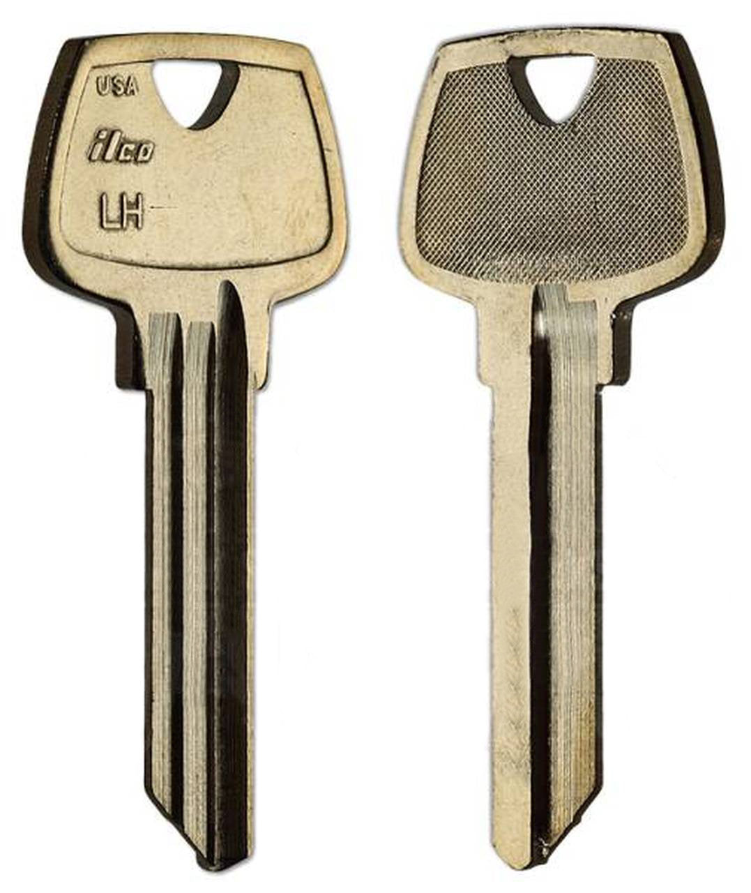 ILCO O1007LH Sargent Key Blank – 6-Pin – 10/Pack | LH Section | Nickel Silver