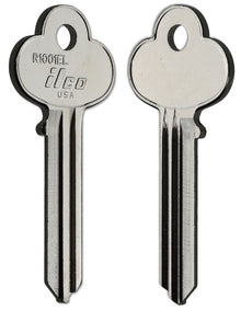 ILCO R1001EL / SK4 Key Blanks – 10 Pack | 7 Pin | Nickel Plated Brass | Genuine ILCO Brand
