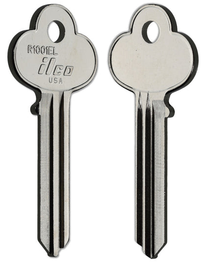 ILCO R1001EL / SK4 Key Blanks – 10 Pack | 7 Pin | Nickel Plated Brass | Genuine ILCO Brand