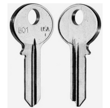 ILCO R1003M / BO1 Key Blanks – 10 Pack | Fits Bommer, Hudson, Auth-Florence, Windsor & More – Brass – Made in USA