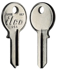 ILCO VR91AR Key Blanks – 10 Pack – High-Quality Nickel-Plated Brass for Viro, Brinks, Guard Security & More