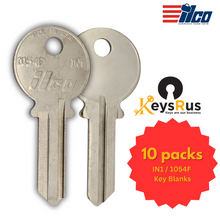 IN1 / 1054F Key Blanks – 10-Pack | ILCO Brass Key Blanks for Residential & Commercial Locks