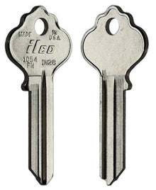 IN28 / 1054FN Key Blank – 10/Pack ILCO | Compatible with Furniture and Cabinet Locks