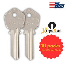Ilco 1034 Key Blanks – 10-Pack | Compatible with Peterboro Lock Systems