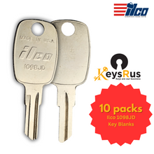Ilco 1098JD Key Blank – High-Quality Brass Replacement for John Deere Equipment 10- pack