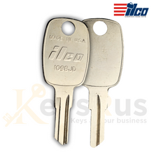 Ilco 1098JD Key Blank – High-Quality Brass Replacement for John Deere Equipment 10- pack