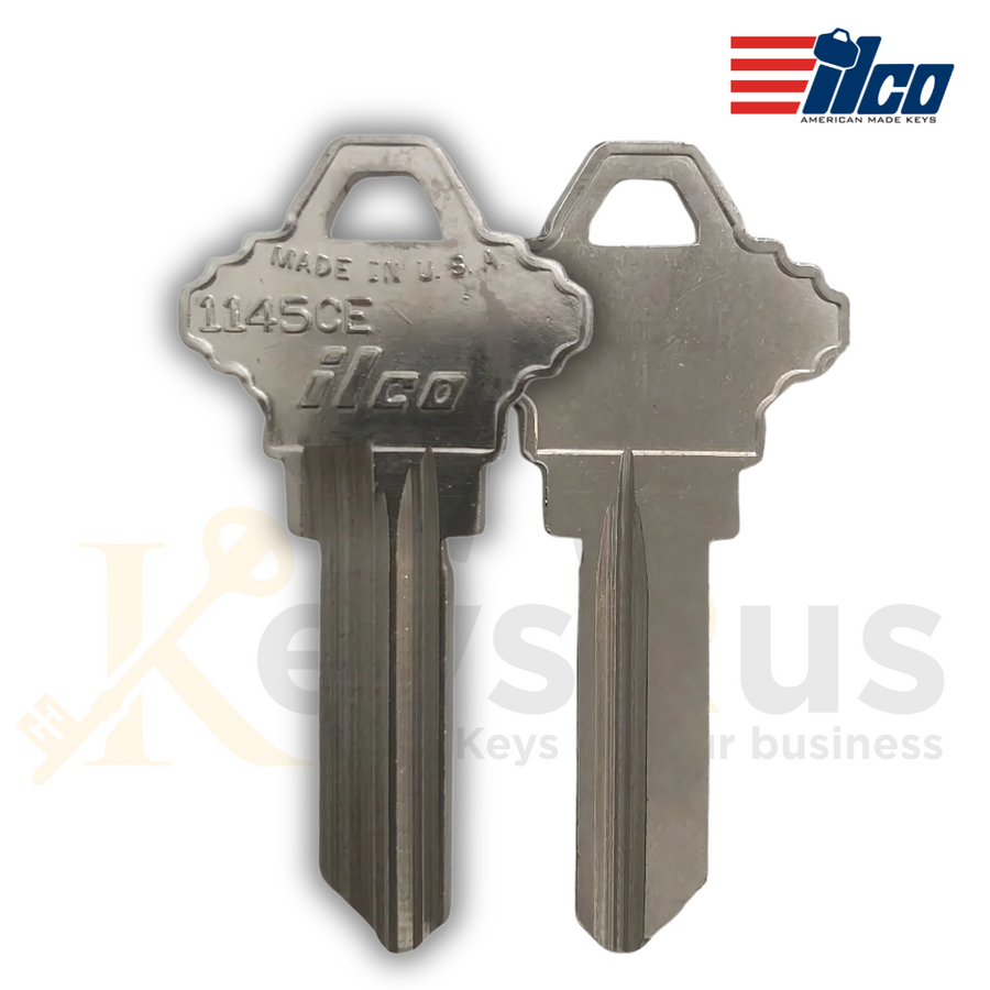 ILCO SC1 DND-BR Key Blanks, 5-Pin, Brass, “Do Not Duplicate”, 10 Pack, Uncut for Schlage C Keyway Locks