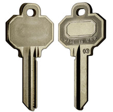 Ilco 1511 / SC4 – 10-Pack 6-Pin Schlage C Keyway Key Blanks | Nickel Silver | Compatible with Baldwin &amp; Schlage Locks