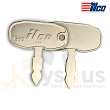 Ilco 1569 Key Blank – Precut Nickel-Plated Brass for Ford &amp; Tractor Equipment 10 pack