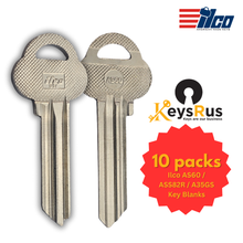 Ilco AS60 / ASS82R / A35GS Key Blanks – 10-Pack | Premium Brass Key Blanks for Assa Lock Systems
