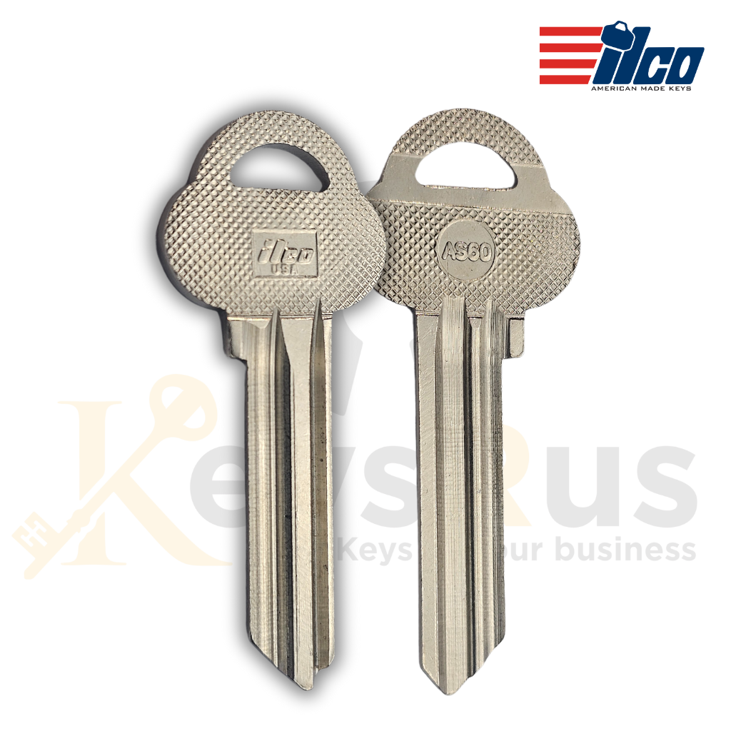 Ilco AS60 / ASS82R / A35GS Key Blanks – 10-Pack | Premium Brass Key Blanks for Assa Lock Systems