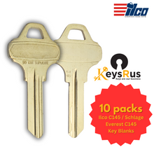 Ilco C145 / Schlage Everest C145 – 10-Pack 6-Pin Key Blanks | High-Security Replacement for Residential &amp; Commercial Locks