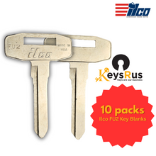 Ilco FU2 Key Blank – Mitsubishi Fuso Truck Replacement | Uncut Nickel‑Plated Brass