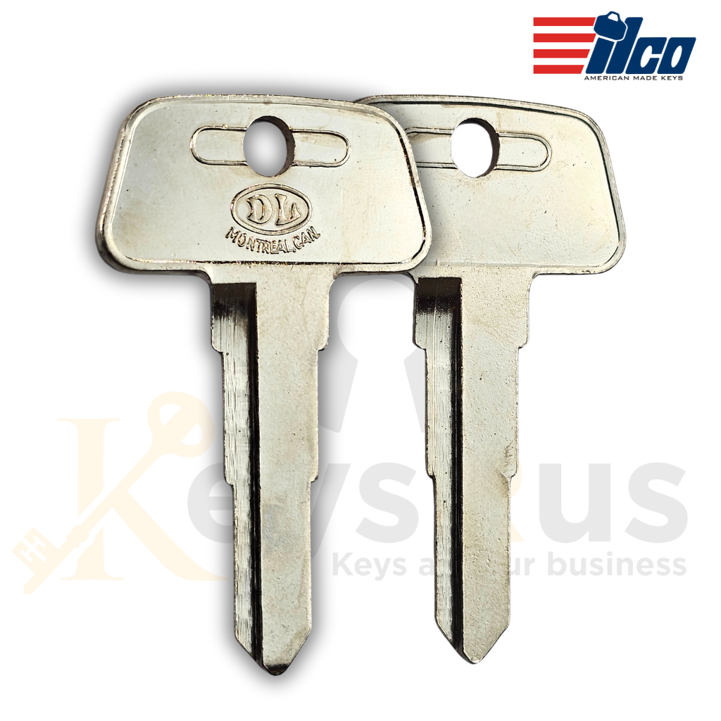 Ilco HD58 Key Blank – Honda Motorcycle Replacement | Premium Nickel-Plated Brass