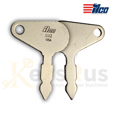 Ilco LU2 Key Blank – Lucas &amp; Bosch Equipment | Steel Key (Uncut) 10/ pack