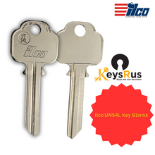 Ilco UN54L each Key Blanks – for Union & Commercial Cylinder Locks | Nickel‑Plated Brass (Uncut)