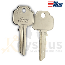 Ilco UN58 Key Blanks – 10 Pack for Union/Residential Cylinder Locks | Nickel‑Plated Brass (Uncut)