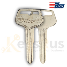 Ilco X37 (TR28) Key Blank – Toyota Classic Vehicles (1969–1982) | Uncut Nickel‑Plated Brass