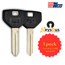 Ilco Y154 / P1789 Key Blank – Chrysler/Dodge/Plymouth/Jeep (1990–1993) | Uncut Nickel‑Plated Brass