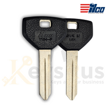 Ilco Y154 / P1789 Key Blank – Chrysler/Dodge/Plymouth/Jeep (1990–1993) | Uncut Nickel‑Plated Brass