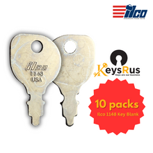Ilco 1148 Key Blank – Lawn Tractor & Yard Equipment Replacement | Nickel‑Plated Brass (Uncut)