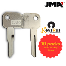 JMA CNP3 Key Blank – Uncut Brass Key for Cansec and CNP Lock Systems