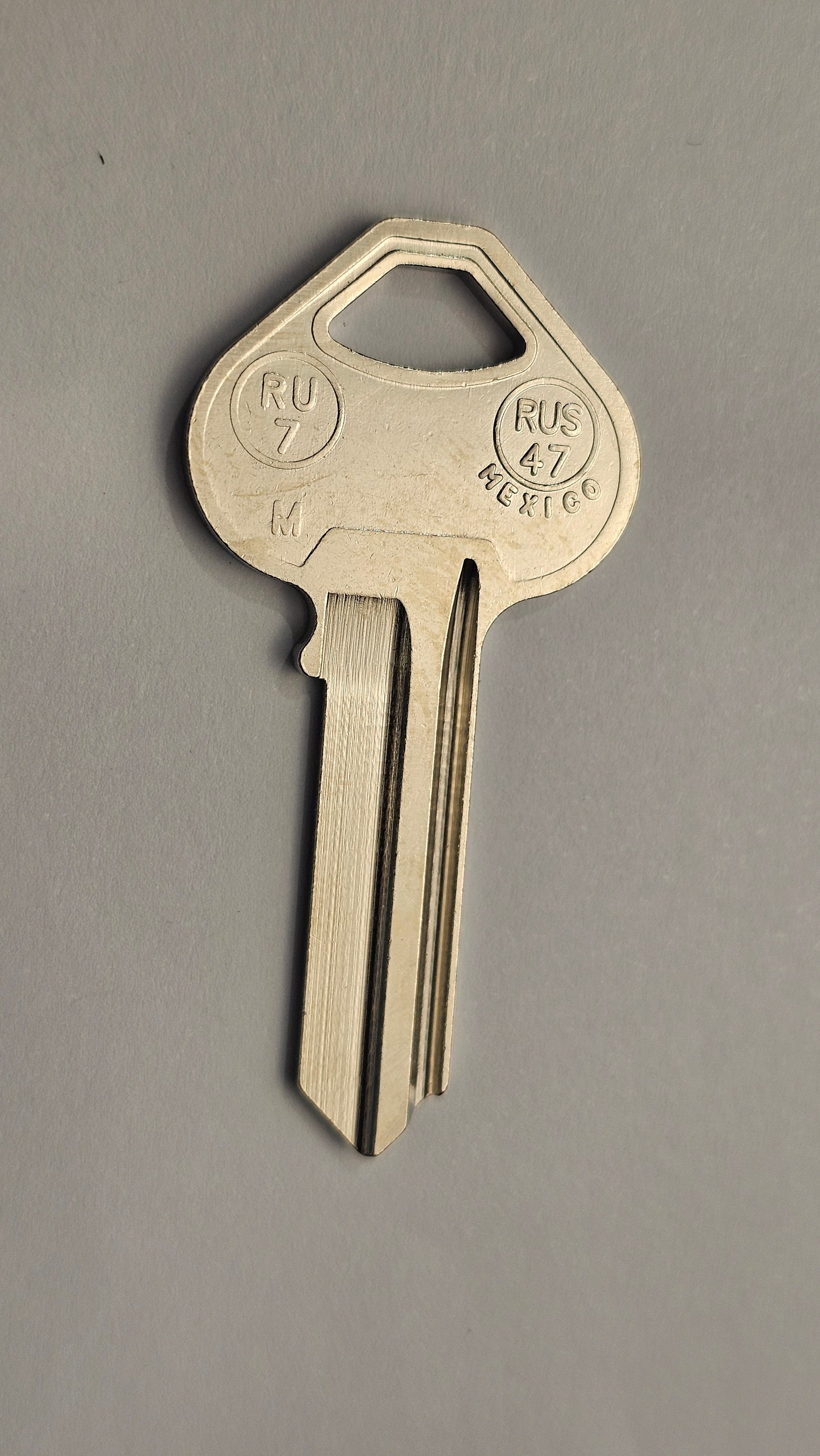 JMA RUS47 Key Blank – 5-Pin Nickel-Plated Brass – 10 Pack Mater key for Russwin