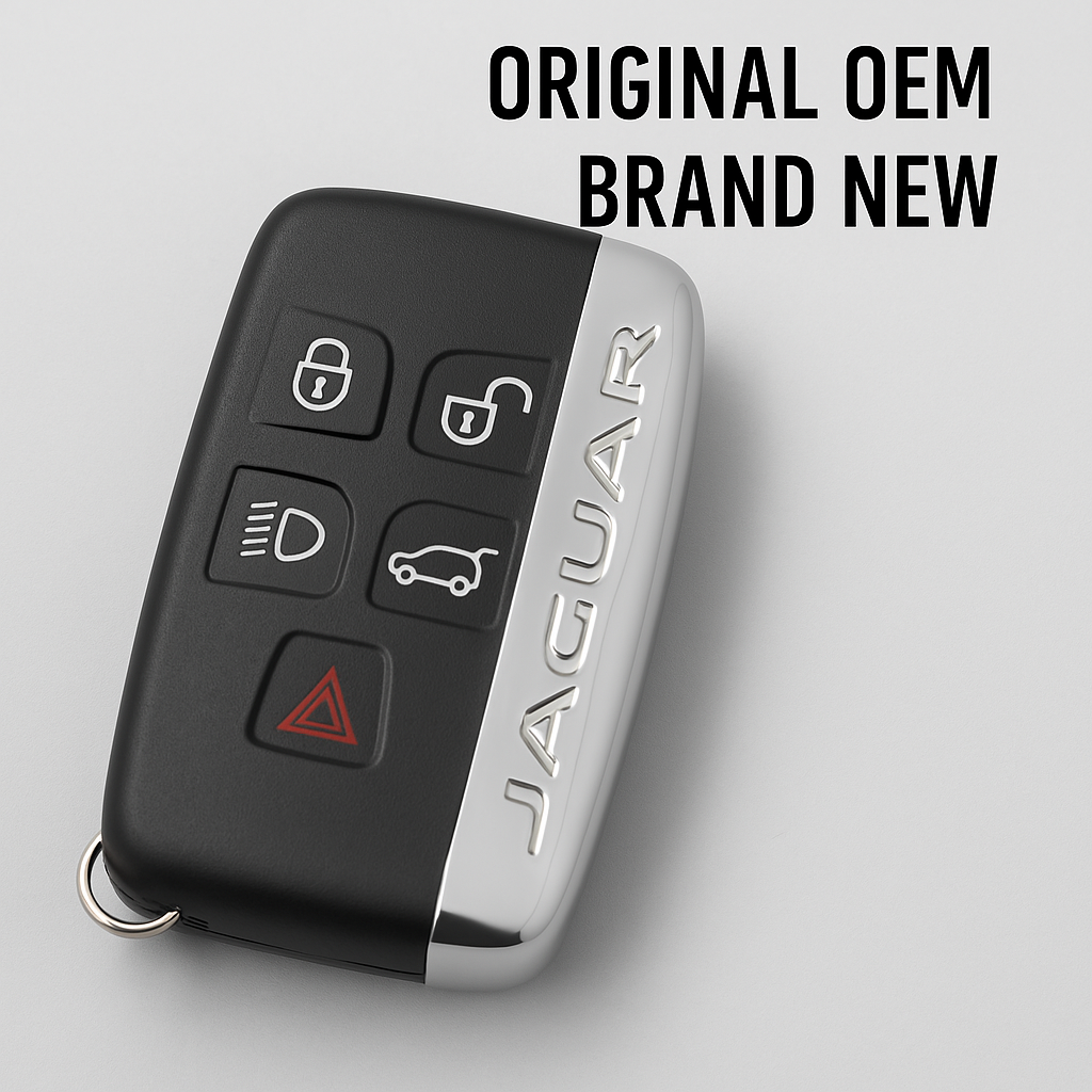 Jaguar 5-Button Smart Key Remote | FCC ID: KOBJTF10A | PN: HK83-15K601-AA | 315 MHz | Original OEM – Brand New