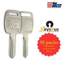 K1994 / B87 Kenworth Key Blank – 10-Pack – Durable & Reliable for Kenworth Trucks