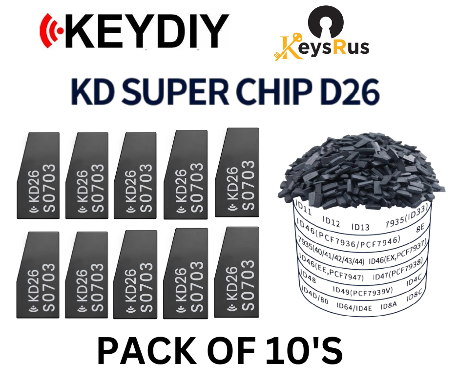 KEYDIY KD-D26 Super Chip – Pack of 10 (Bulk)
