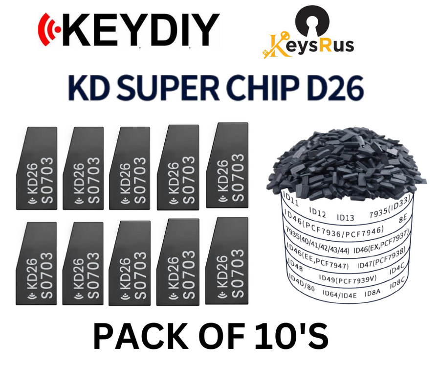 KEYDIY KD-D26 Super Chip, 10 pack (Bulk)
