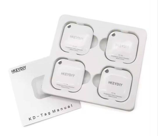 KEYDIY KD-TAG Smart Tracking Device – Pack of 4 | iOS Compatible Bluetooth Tracker