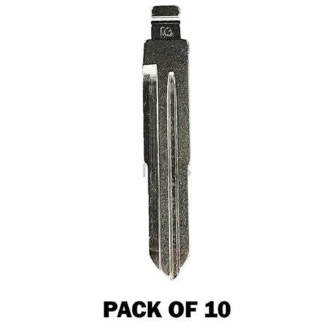 KEYDIY - HD103 - Flip Key Blade - #03 | For Xhorse / KeyDIY Universal Remote Flip Keys 10 pack