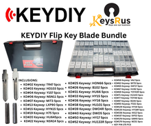 KEYDIY Flip Key Blade Bundle with Organizer Case – 175pcs
