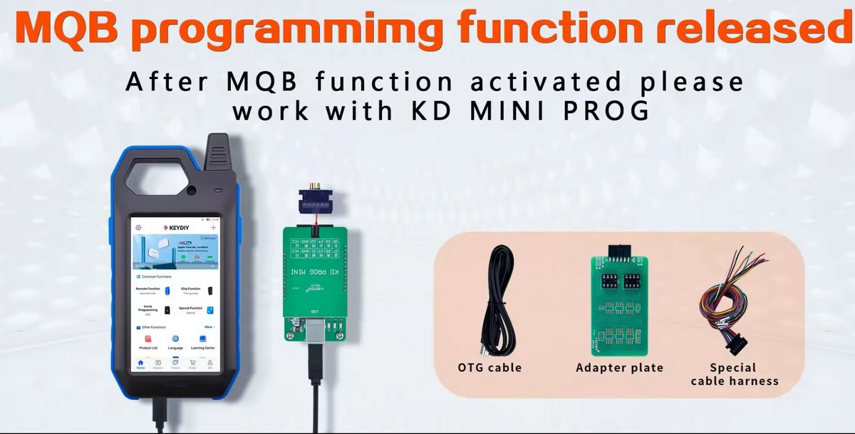 Pro Data Key Reader KEYDIY KD PROG MINI – Dashboard Data Reader for VW MQB – All Keys Lost ...