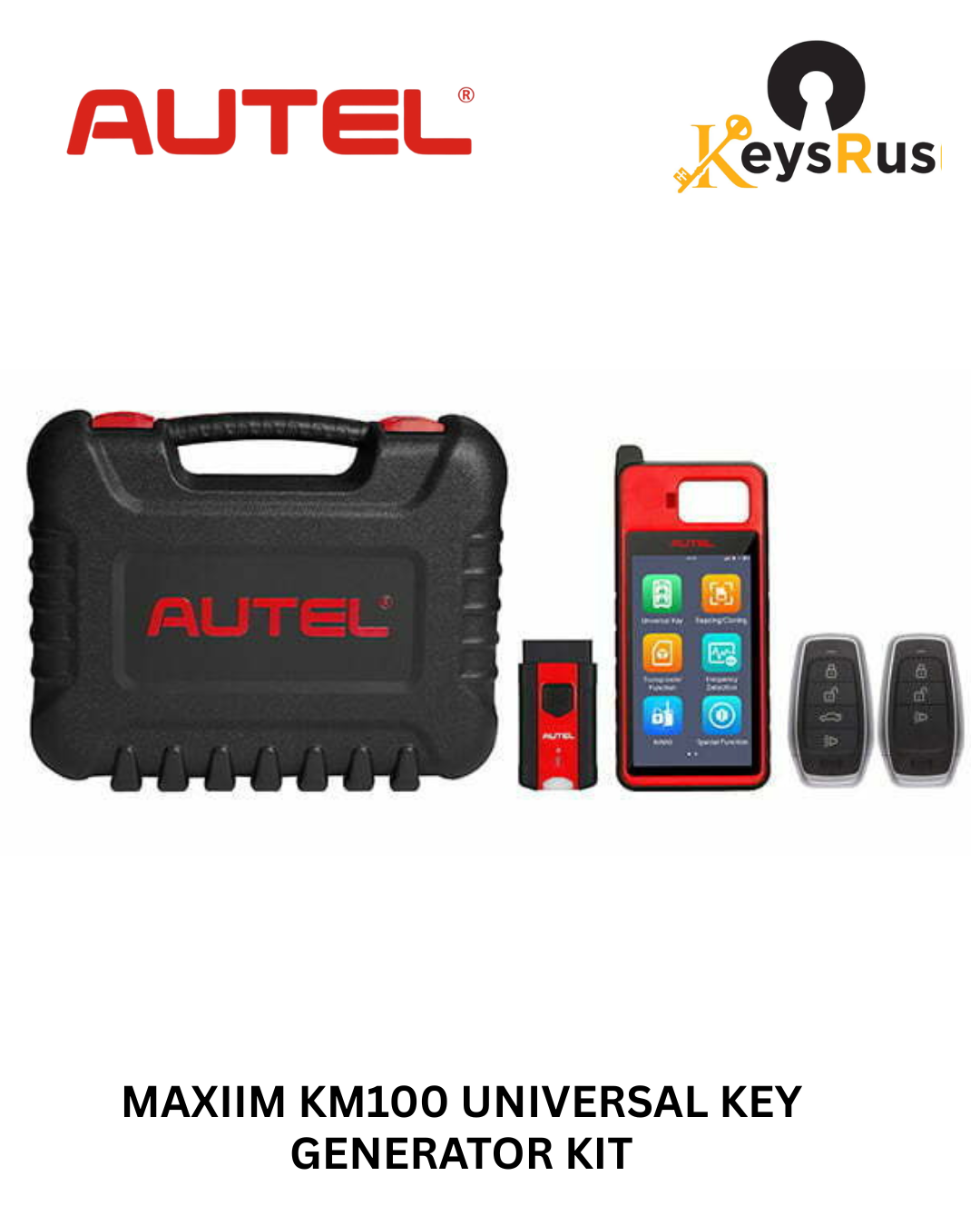 Autel MaxiIM KM100 Universal Key Generator Kit – All-in-One Key Programming Solution