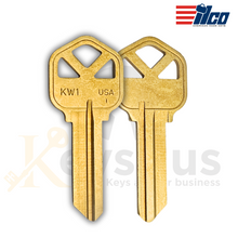 KW1-BR Key Blank – 5-Pin Brass (250-Pack) | ILCO / Taylor Brand