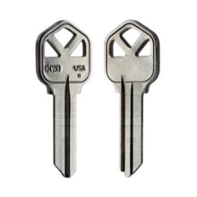 KW1-NP Key Blanks – 10-Pack | ILCO Nickel-Plated Brass Blanks for Kwikset Residential Locks