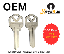 Kwikset KW1 OEM Key Blank – Original Factory Key 5 pin