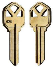 KW1-BR LockGenics Key Blanks – 50 Pack – Brass 5-Pin Key Blanks for Kwikset Residential & Commercial Locks